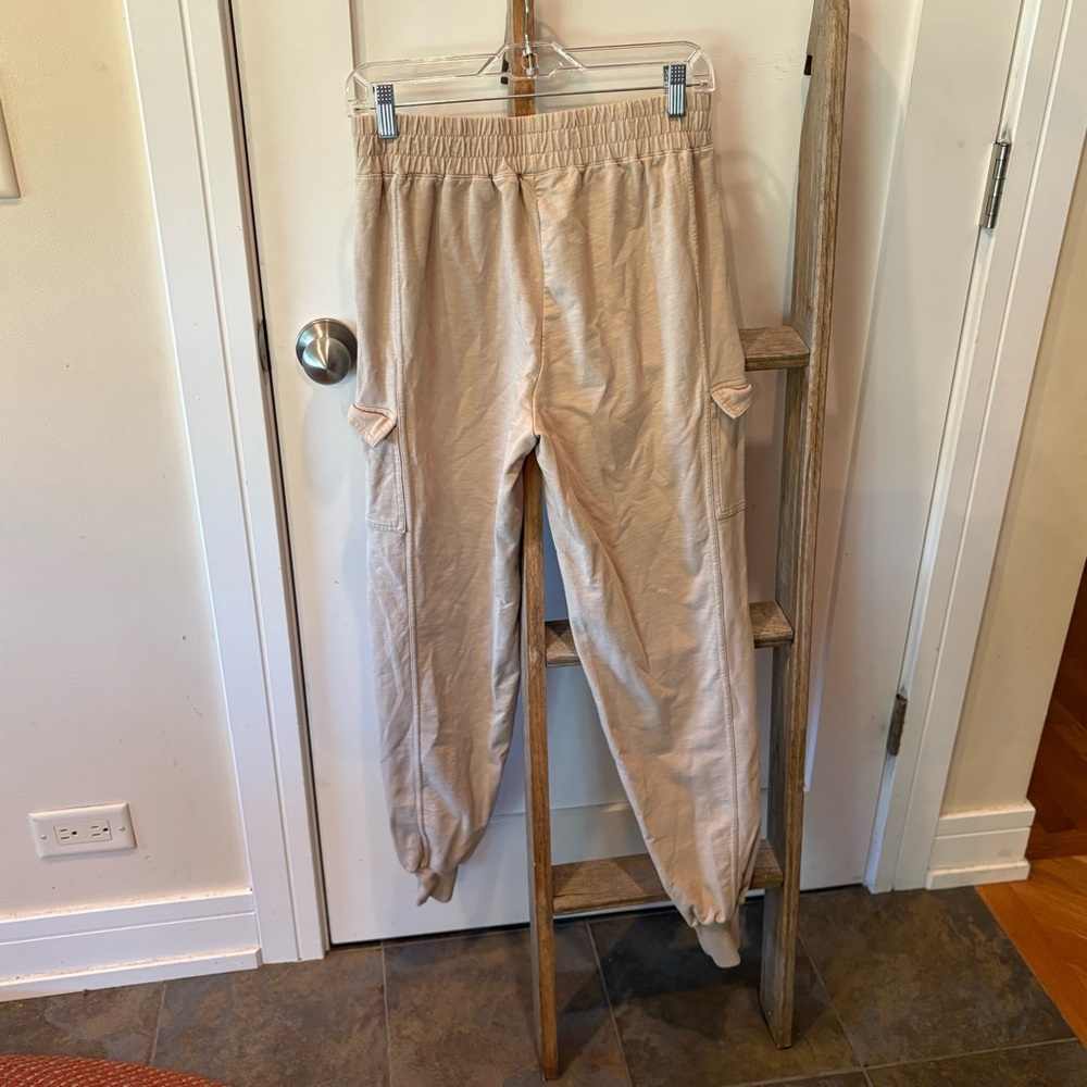 Ruby Ribbon Women’s Tan Colored Joggers - Picture 2 of 3